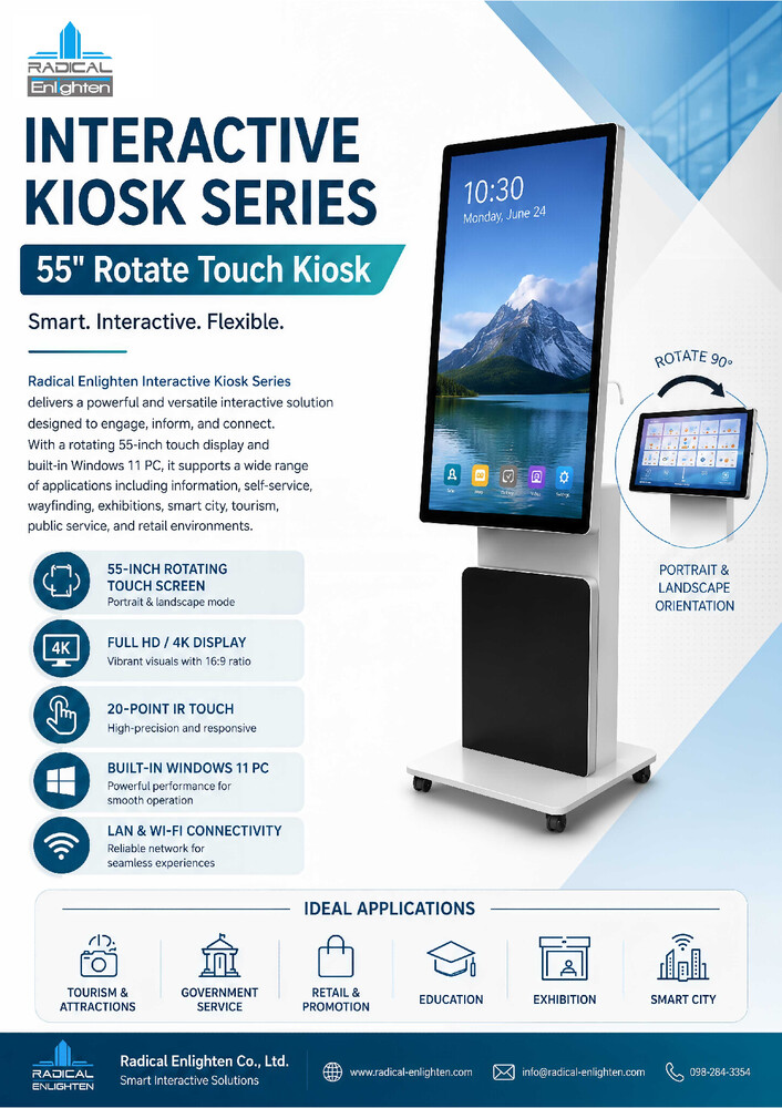 Interactive Kiosk 4K System Datasheet