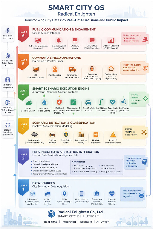 Smart City OS Infographic