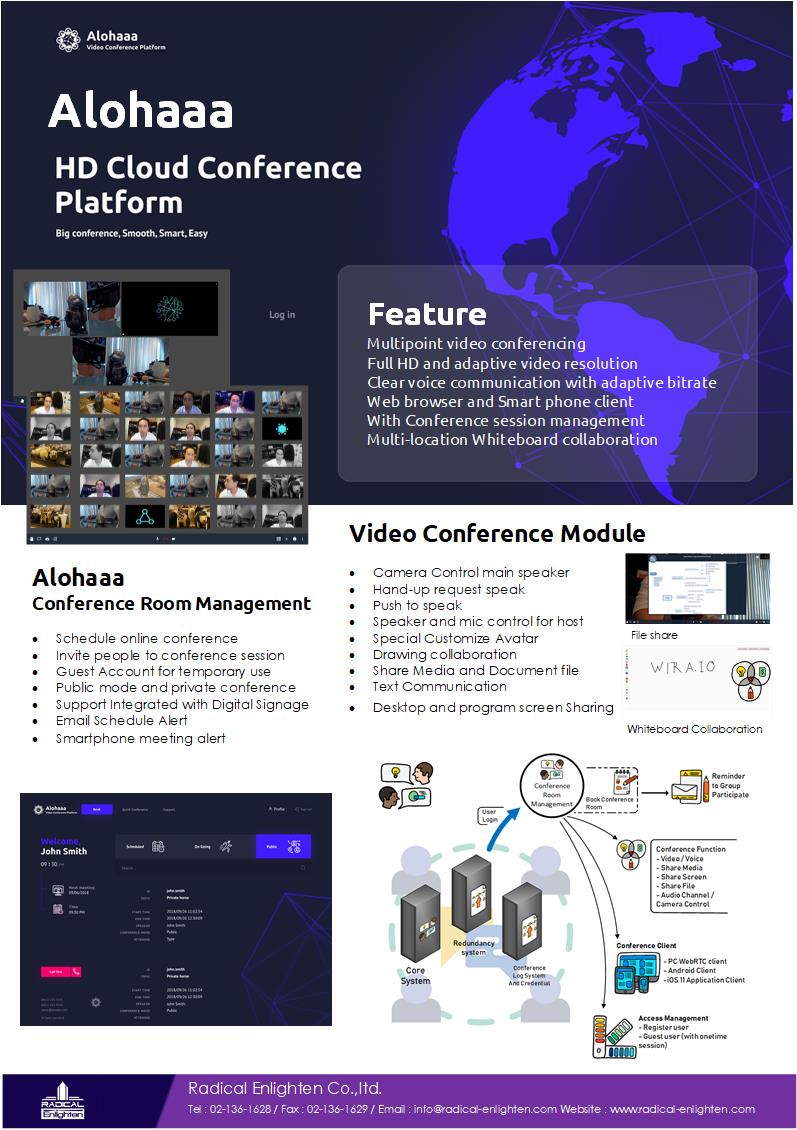 Alohaa – Online video conference platform