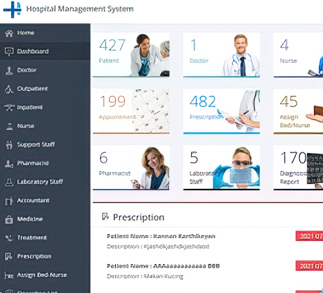 Radical Hospital management frontend