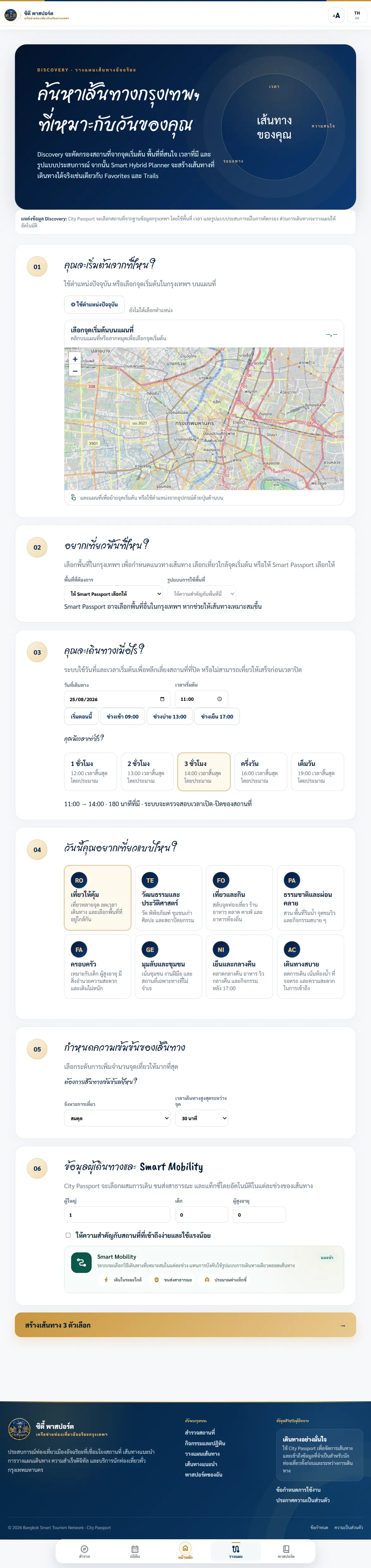 City Passport personalized recommendations